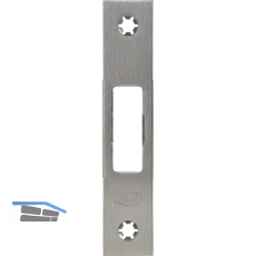 Schlie�blech f�r MFV Secury Hauptfalle 1-flg. Flach 24 x 3 x 120, Edelstahl