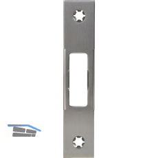 Schlie�blech f�r MFV Secury Zusatzfalle 1-flg. Flach 24 x 3 x 120, Edelstahl