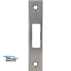 Schlie�blech f�r MFV Secury 2-flg. Flach 24 x 3 x 120 mm Zusatzfalle, Edelstahl
