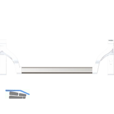 DORMAKABA Griffrohr f�r Stangengriff, 1150 mm, Edelstahl