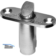 BMH Schnappriegel 1196, Stulp 54 x 20 rund, Edelstahl