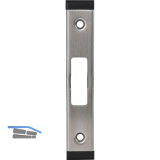 Schlie�blech f. MFV Secury 2-flg. U-Stulp 24 x 6 x 120 mm Zusatzfalle, Edelstahl