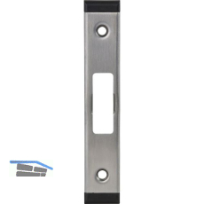 Schlie�blech f�r MFV Secury Zusatzfalle 1-flg. U-Stulp 24 x 6 x 120, Edelstahl