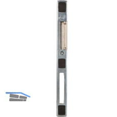 DORMAKABA Fallenriegelschlie�blech 134. PA, links, Stahl dekorsilber 11640915