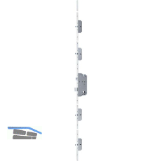 MFV-Schloss 124-MF6/Cerbero, DM 65, Stulp 2200 x 20 x 3 mm eckig, silberf�rbig