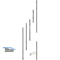 KFV-Stulpgarnitur f�r MFV-One Reparaturen, Pilzzapfen, Flachstulp 16mm,Edelstahl