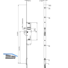 KFV Verl�ngerung BV1600, Falz 16 mm, Stahl verzinkt