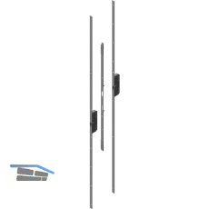 KFV-Stulpgarnitur f�r MFV-One Reparaturen,Schwenkhaken,Flachstulp 20mm,Edelstahl