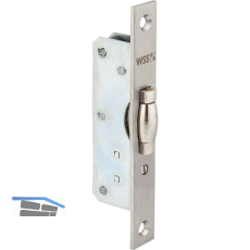 WSS Rohrrahmenschloss Flachstulp mit Rollfalle, Edelstahl