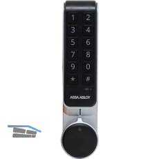 ASSA ABLOY Elektronisches Schrankschloss ML53PA PIN-vertikal Langform,TS 16-22mm