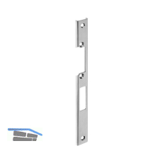 WILKA Schlie�blech U-f�rmig Falle und Riegel, rechts, 245 x 24 x 6 mm, Edelstahl