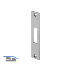 WILKA Schlie�blech flach f. Rohrrahmen-Riegelschloss, 136 x 24 x 3 mm, Edelstahl