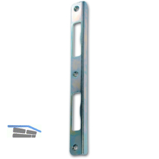 Winkelschlie�blech R 6 rund Blindlappen 10mm,Ausschn. bombiert,Stahl vermessingt