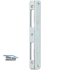 Sicherheitswinkelschlie�blech R9 rund Blindlappen 27 mm, verzinkt silberf�rbig