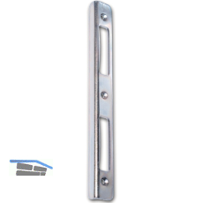 Sicherheitswinkelschlie�blech R6 rund Blindlappen 12mm, Stahl verz. silberf�rbig