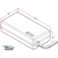 Trafo-Gleichrichter EA 700, 12V DC