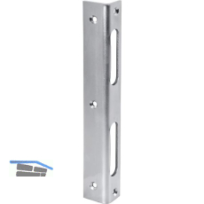 SH-Winkelschlie�blech eckig Blindlappen 28mm, Gr. 28x22x210x3 mm,verzinkt