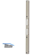 SH-Winkelschlie�blech eckig Blindlappen 28mm, Gr. 28x22x500x3 mm,verzinkt silber