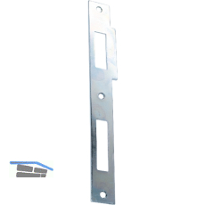 Doppelt�rschlie�blech eckig, 210 x 30 x 2 mm, Stahl blau verzinkt