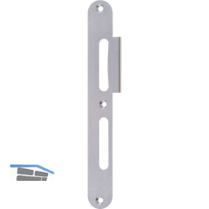 Schlie�blech f�r Fluchtt�rschl. stumpf, rund, rechts, Edelstahl (2011642219)