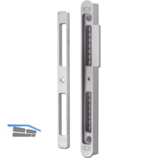 Schlie�blech verstellbar SB/VAR.ST zum Einfr�sen, links, silberfarbig