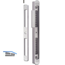 Schlie�blech verstellbar SB/VAR.ST zum Einfr�sen, rechts, silberfarbig