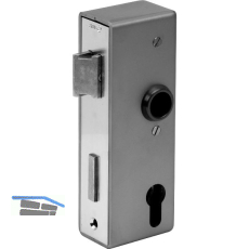 AMF Spezialschloss f�r Stahlkonstruktionen 141U, PZW,Kastenst.40mm,Stahl blank