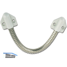 Kabel�bergang 10318 f�r Kabel bis 7 mm, 300 mm, Konsole grau, Messing vernickelt