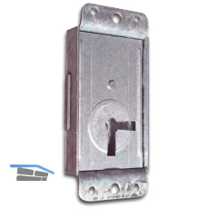 Riegelschloss Einheitssperre 61005 ohne Schl�ssel, rechts, DM 20, Stahl verzinkt