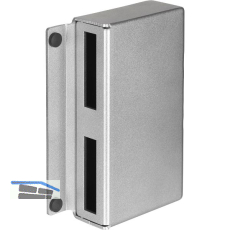 AMF Gegenkasten 144GS f�r Doppeltore, 173 x 119 x 40mm, Stahl blank