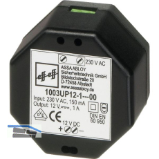 Netzger�t f�r Unterputz, 230V, schwarz (1003UP-12-1--00)