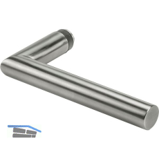 AMF Dr�ckerlochteil 424 L-Form, Ansatz 18 mm, VK 8 mm, Edelstahl