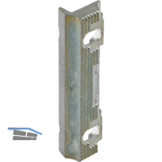 Aufschraubst�ck Serie 118 FaFix, 45 x 12,4 x 7,9 mm, Stahl verzinkt