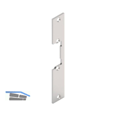 Schlie�blech zu O&C T�r�ffner, kurz, 159 x 25 x 3 mm, Edelstahl