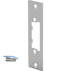 Schlie�blech f. T�r�ffner FGD m. Fallengleitdeckel,kurz eckig,110x28x3,Edelstahl