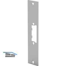 Schlie�blech f. T�r�ffner FGD m. Fallengleitdeckel,kurz eckig,172x34x3,Edelstahl