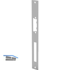 Schlie�blech f. T�r�ffner FGD m. Fallengleitdeckel,lang eckig,250x28x3,Edelstahl
