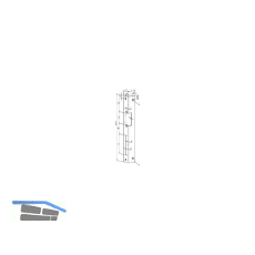 Winkelschlie�blech IW Vollstulp eckig, rechts, goldf�rbig (--07701-05)