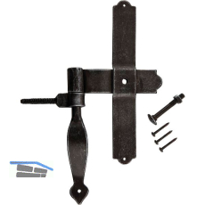 T�rkreuzband Klam 2376, Schenkel 140 x 240 mm, Eisen verzinkt, alt geb�rstet