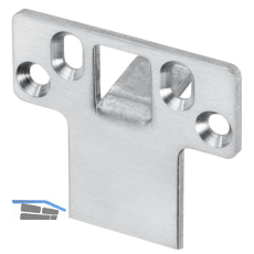 WILKA Stangenschlie�blech P645, f�r Verriegelung nach oben, Edelstahl