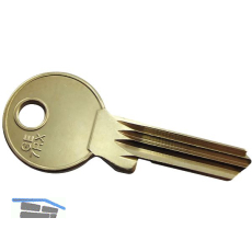 Zylinderschl�ssel-Rohling DORMAKABA, AP 2000/960922, Type 2.1, gro�es Profil