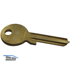 Zylinderschl�ssel-Rohling EVVA, Type Z, gro�es Profil