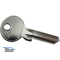 Zylinderschl�ssel-Rohling WINKHAUS, Normalprofil 13/5H o. Pr�gung(9�9), Type 1.3