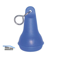 Hotelschl�sselanh�nger - birnenf�rmig blau