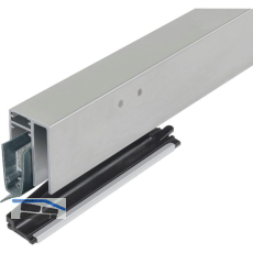 PLANET T�rdichter SN-RD f�r Schiebet�ren, 1675 mm, links, Aluminium natur