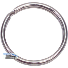 Schl�sselring - � 30 mm, Stahl vernickelt