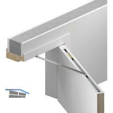 ATHMER T�r�ffnungsbegrenzer Porti f�r Holzt�ren, 720-1110 mm, 100kg, silber