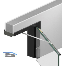 ATHMER T�r�ffnungsbegrenzer Porti f�r Glast�ren, 709-959mm, 50kg, Metallzarge