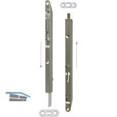 Kantriegel unten 15 x 250 mm abgerundet (4010)