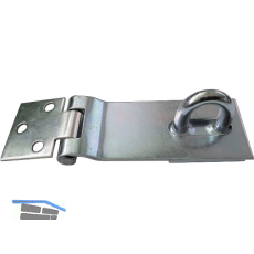 Anlegarbe, 100 mm, Stahl hell verzinkt